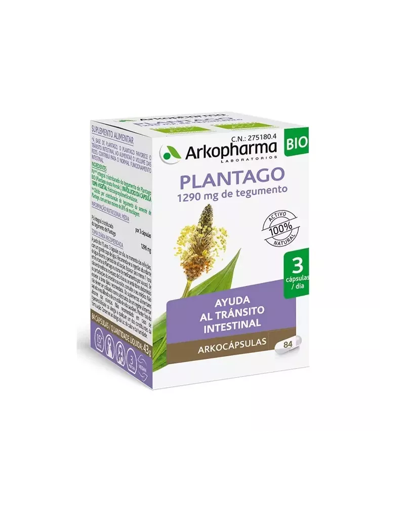 Arkopharma Arkocapsulas Plantago 84 Capsules