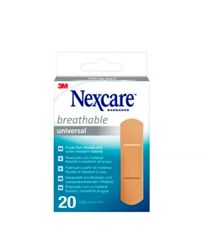 Nexcare Plastique 20 Bandes 19x76mm