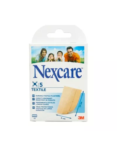 Nexcare Textile Strips 5 Strips 10x6 Cm