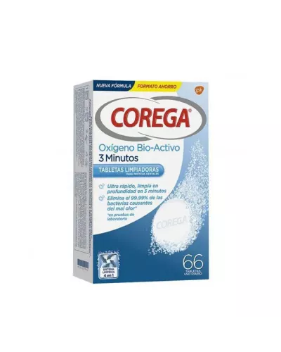 Corega 3 Minute Active Oxygen 60 unités