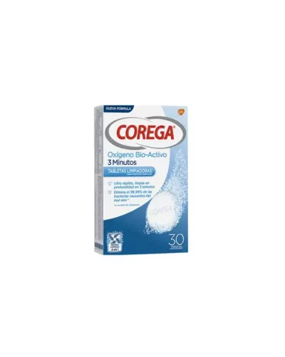 Corega Oxygène Actif 3 Minutes 30 Comprimés