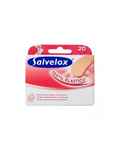 Salvelox Tissu Bandage Adhésif 20 Pcs