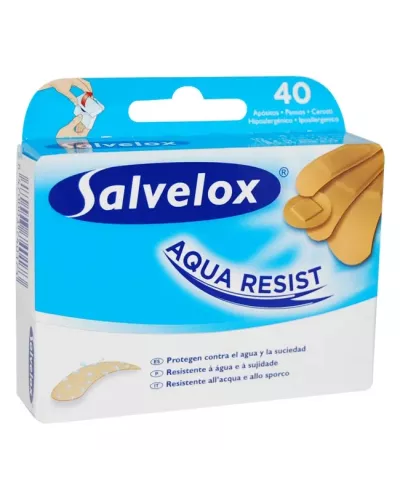 Salvelox Aqua Resist Pansements Grande Taille 40 Pcs