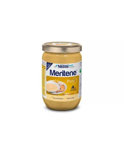 Meritene Puré Pollo Con Pasta y Champiñones 300g