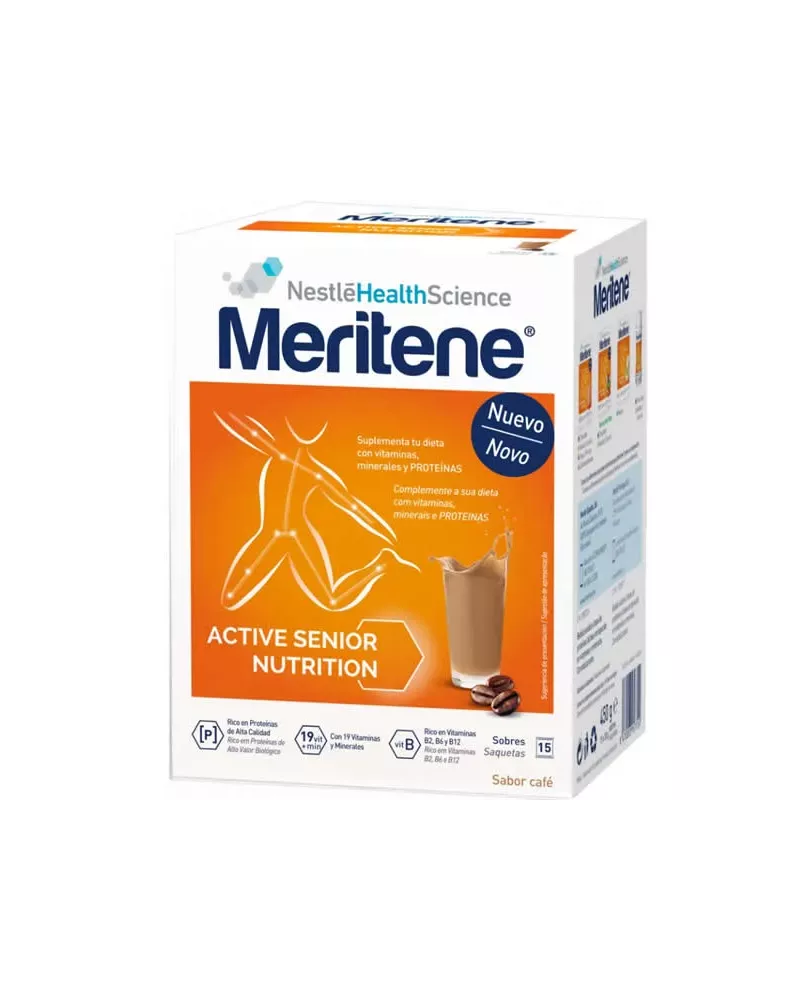 Meritene Batidos Sabor Café Descafeinado 15 Sobres