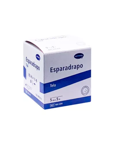 Hartmann Esparadrapo Hipoalergico Tela 5mx5cm