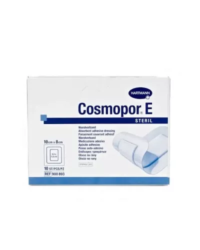 Hartmann Cosmopor E Steril Apósitos 10X8cm 10 Unidades