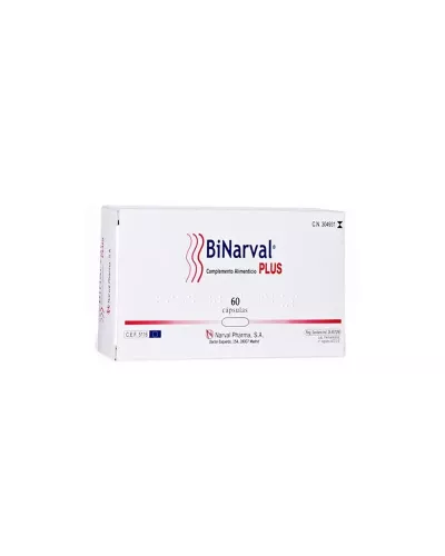 Narval Pharma Binarval Plus® 760mg 60 Caps