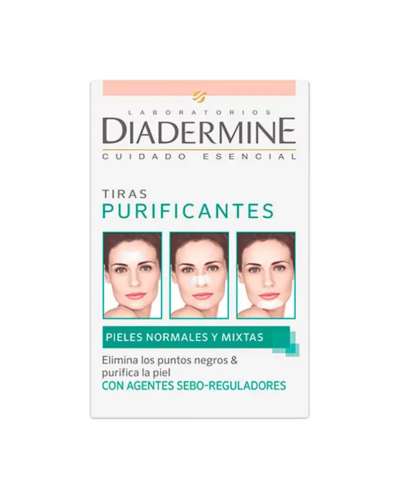 Diadermine Purifying Strips Normal Combination Skin 6 Unités