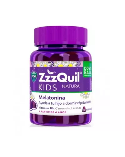 Vicks Zzzquil Natura Kids Melatonin 30 Units