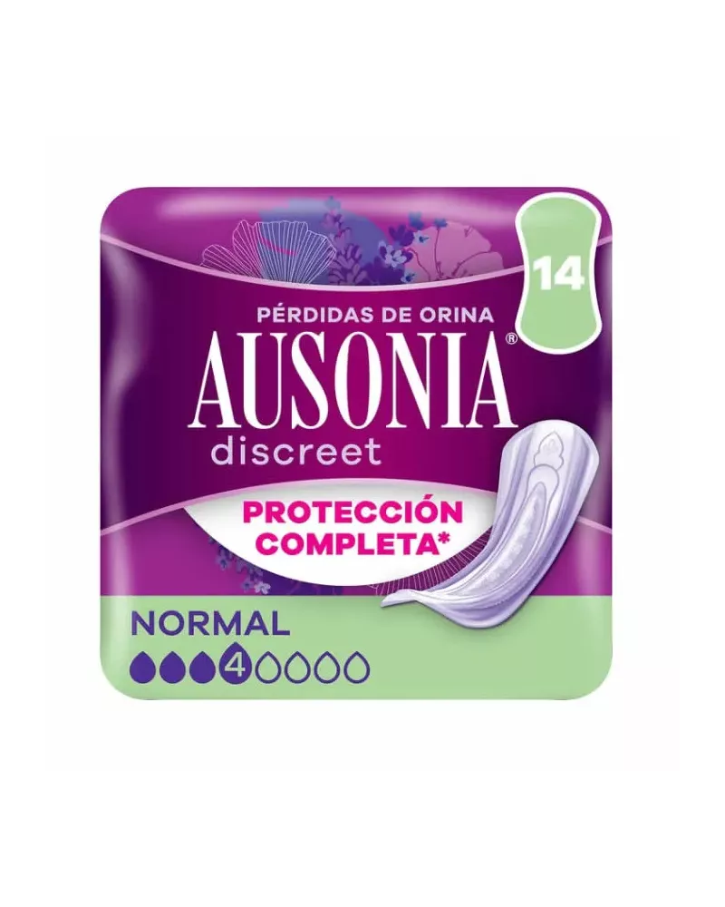 Ausonia Discreet Urinary Incontinence Normal 14 Units