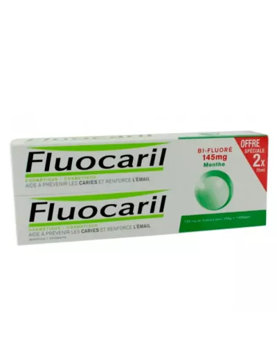 Fluocaril Bi-Fluoride Mint Paste 145mg 2x75ml