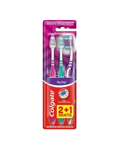 Cepillo Colgate Zig Zag 2 + 1