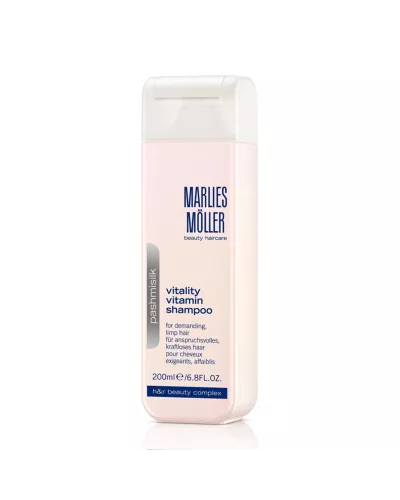 Champú Vitalidad con Vitaminas Marlies Moller Pashmisilk 200ml
