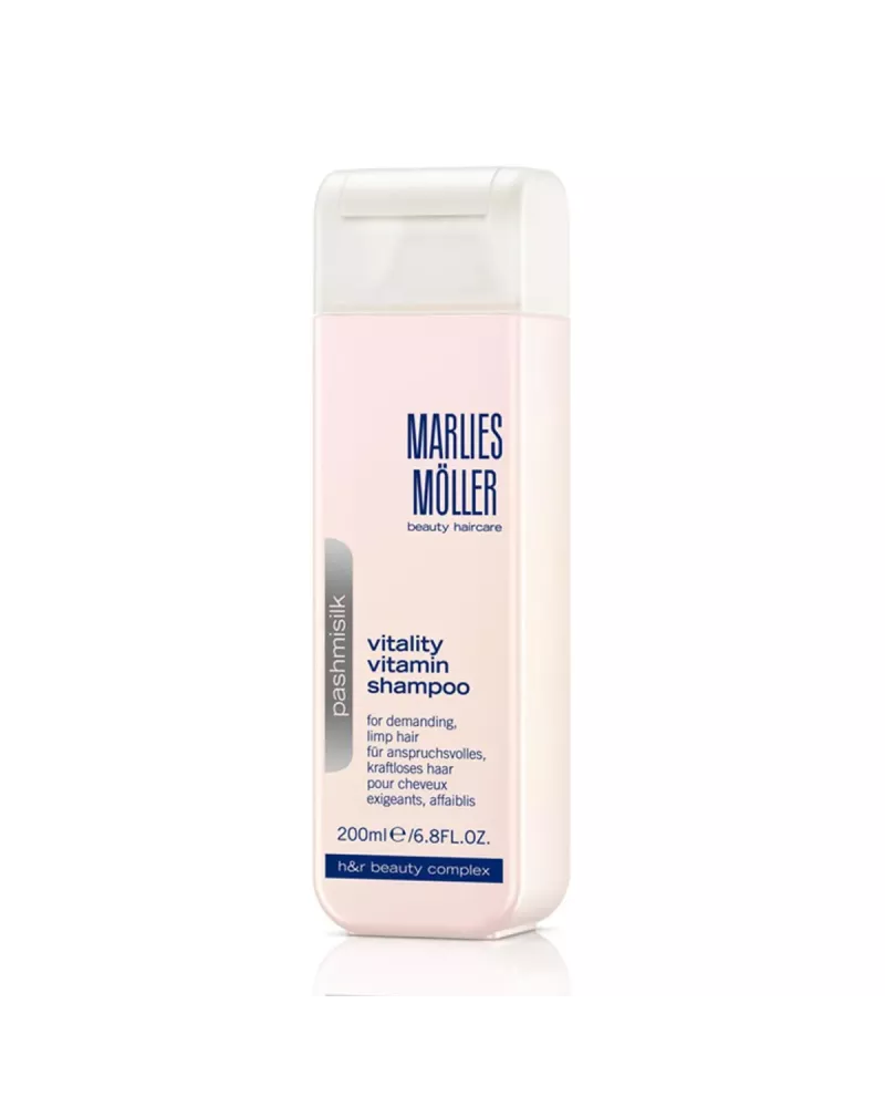 Champú Vitalidad con Vitaminas Marlies Moller Pashmisilk 200ml