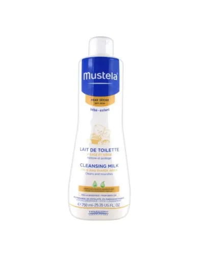 Mustela Loción Limpiadora Piel Seca 750ml