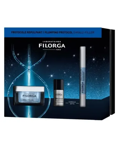 Filorga Hyalu-Filler Hydrating & Plumping Cream 50ml Gift Set of 3 Products