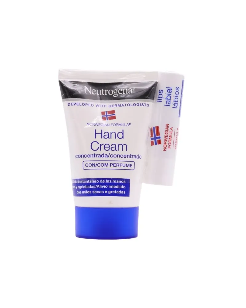 Neutrogena Concentrated Hand Cream 50ml + Lip Balm