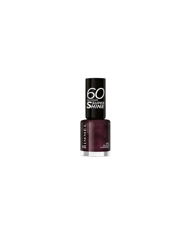 Rimmel 60 Seconds Super Shine 345 Black Cherries