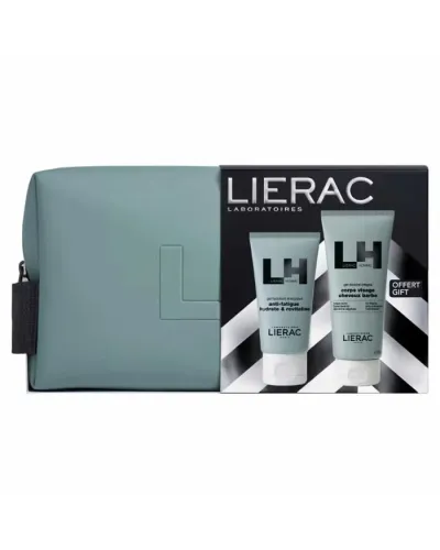 Lierac Homme Gel Hydratant Anti Fatigue 50ml Coffret 3 Produits