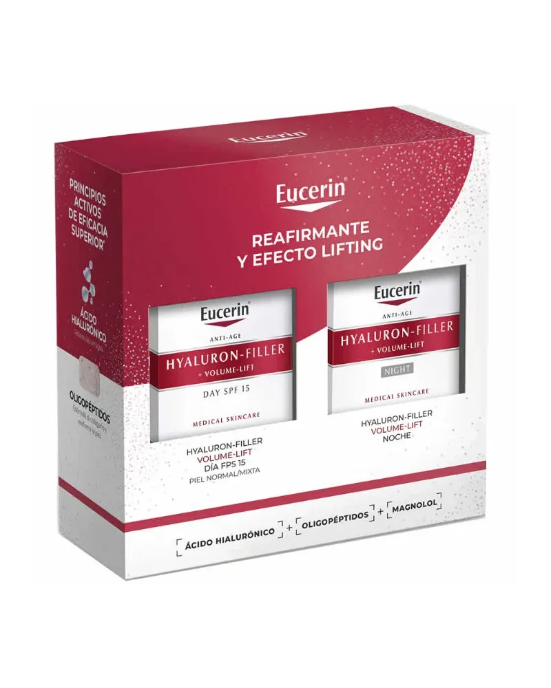 Eucerin Hyaluron Filler Volume Lift Day Cream SPF 15 50ml Gift Set of 2 Products