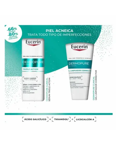 Eucerin Dermopure Triple Action Serum 40ml Gift Set of 2 Products