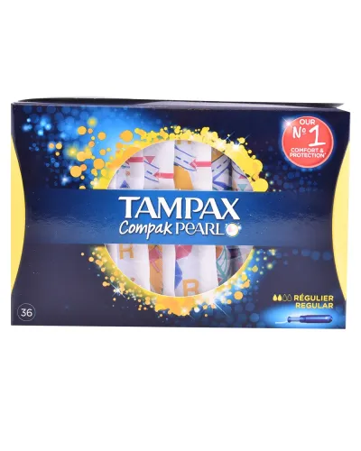 Tampax Pearl Compak Régulier 36 Unités