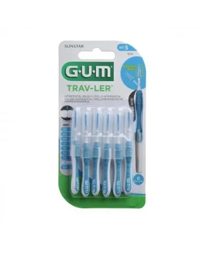 Sunstar Gum Cepillo Interdental 1,6 Mm Trav-Ler 6 Uds