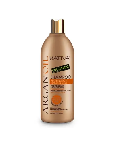Kativa Argan Oil Shampoo Protection Softness & Shine 500ml