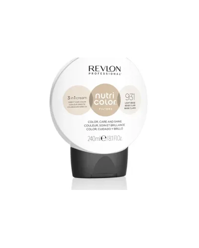 Revlon - Nutri Color Filters Toning 240ml - 931 Light Beige