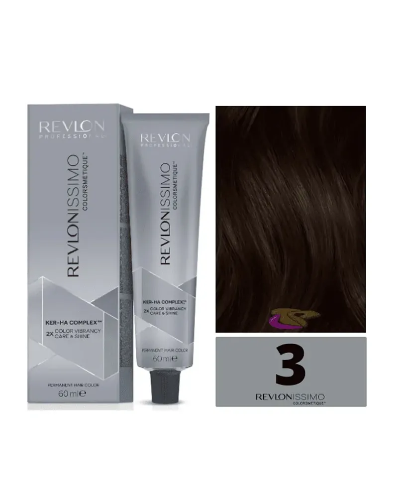 Revlon Revlonissimo Colorsmetique 3 Dark Brown 60ml