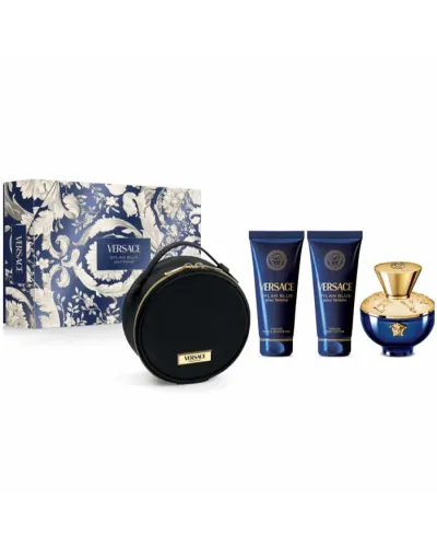 Set de Eau de Parfum Versace Dylan Blue Pour Femme 100ml + 3 productos