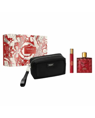 Set de 3 productos Versace Eros Flame Eau de Parfum Vaporisateur 100ml