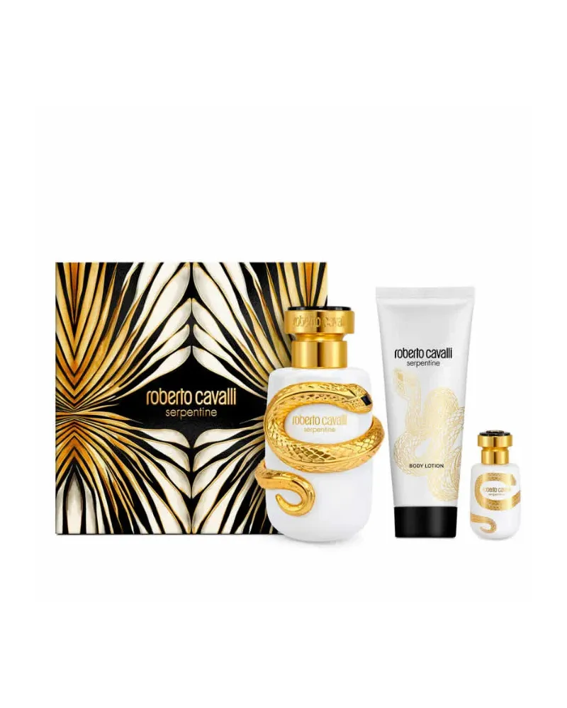 Roberto Cavalli Serpentine Eau De Parfum Vaporisateur 100ml Coffret 3 Produits