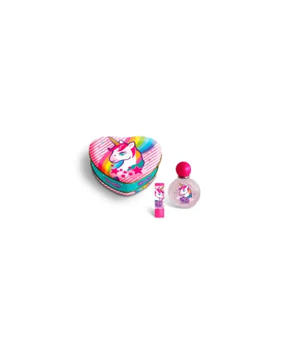 Cartoon Lorenay Unicorn Love Estuche Corazon Edt 50ml Lipstick