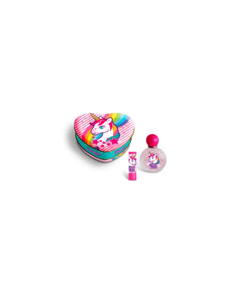 Cartoon Lorenay Unicorn Love Estuche Corazon Edt 50ml Lipstick