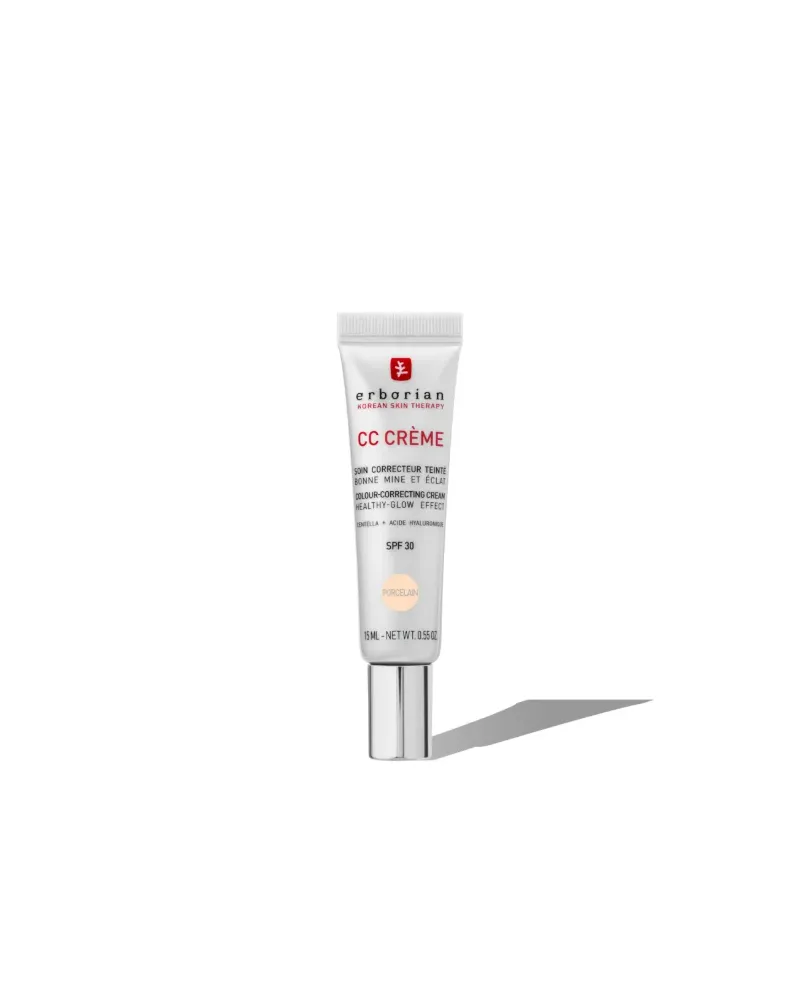 Crema CC Erborian Correctora de Tono SPF30 Porcelana 15ml