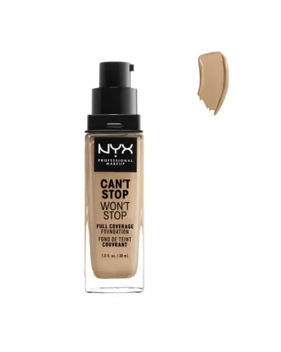 Nyx Can´t Stop Won´t Stop Full Coverage Foundation Soft Beige 30ml