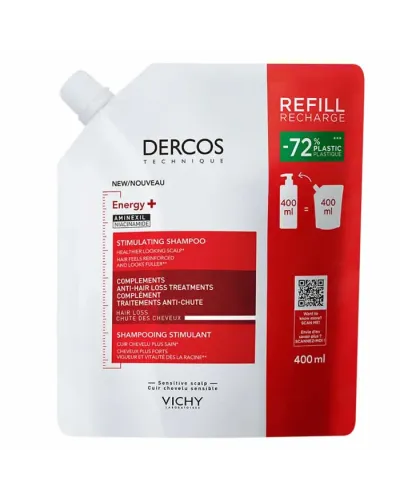 Vichy Dercos Energy+ Shampooing Stimulant Recharge 400ml