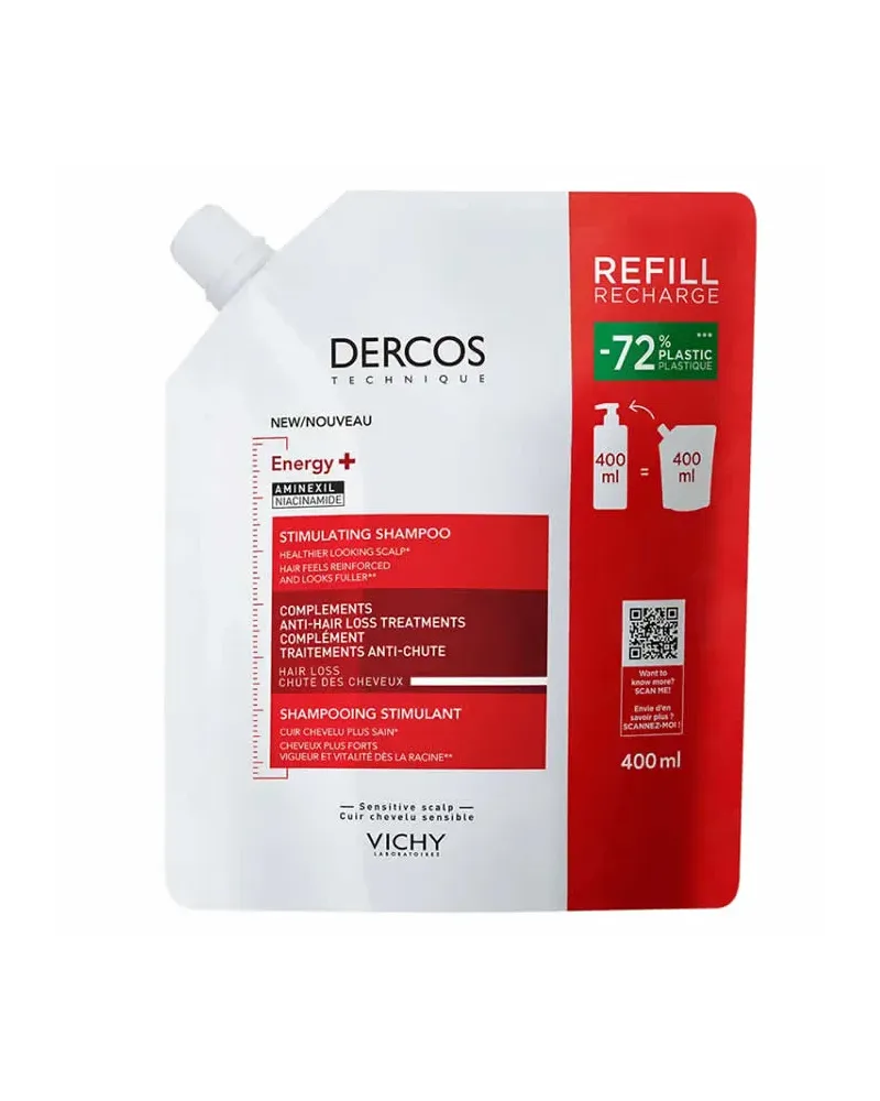 Vichy Dercos Energy+ Stimulating Shampoo Refill 400ml