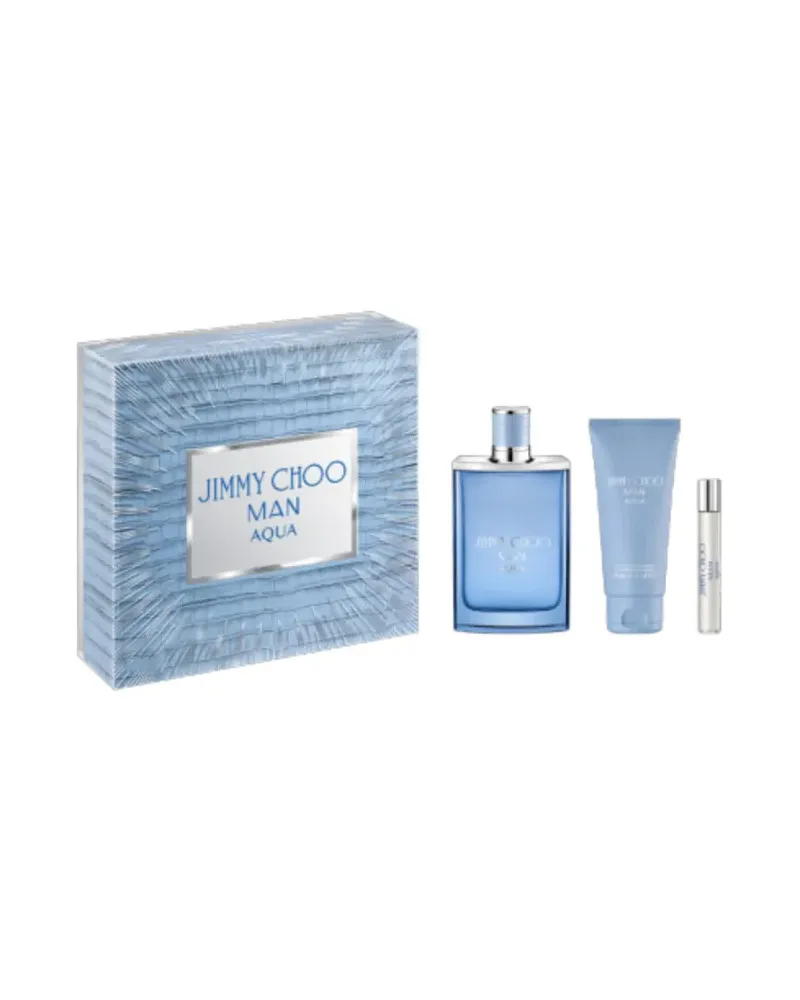 Jimmy Choo Man Aqua Eau De Toilette Vaporisateur 100ml Coffret 3 Produits