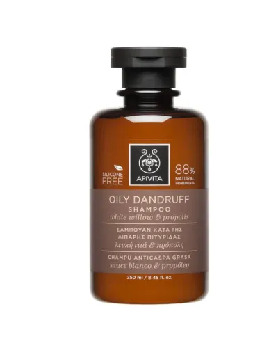 Apivita Oily Dandruff Shampoo With White Willow And Propolis 250ml