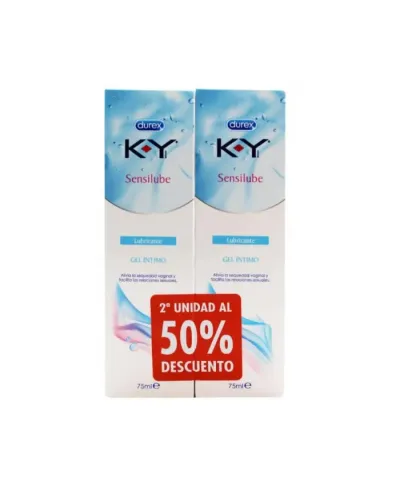 Durex Sensilube KY Vaginal Lubricant 2x75ml