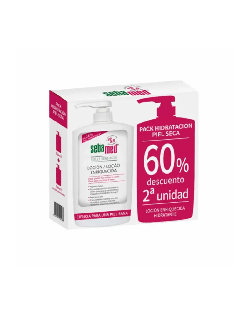 Sebamed Loción Enriquecida Para Piel Normal O Secas 2x750ml