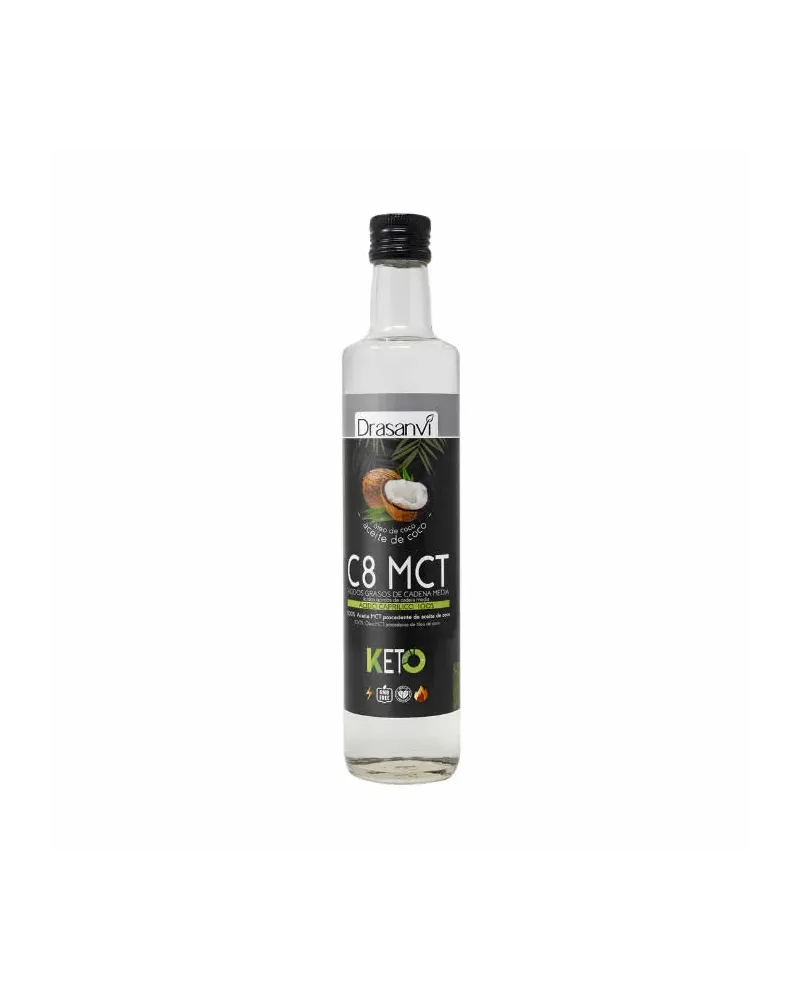 Keto Drasanvi MCT Pure Coconut Oil 100% C8 500ml