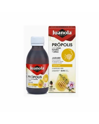 Juanola Sirop au Miel et au Thym de Propolis 140ml