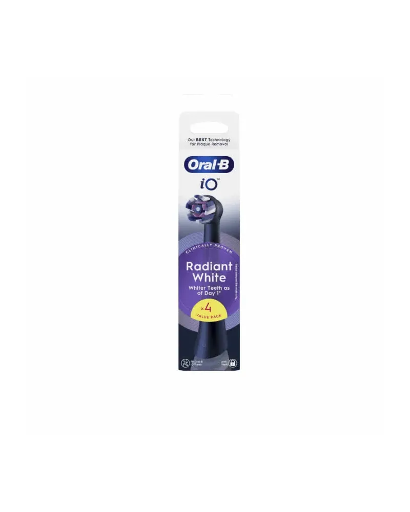 Oral-B iO Radiant White Replacement Heads 4 Pack