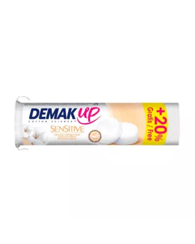 Demak Up Sensitive Disques De Démaquillage 72 Unités