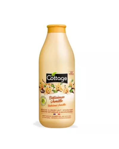 Cottage Delicious Vanilla Douche & Bain Lait Hydratant 750ml