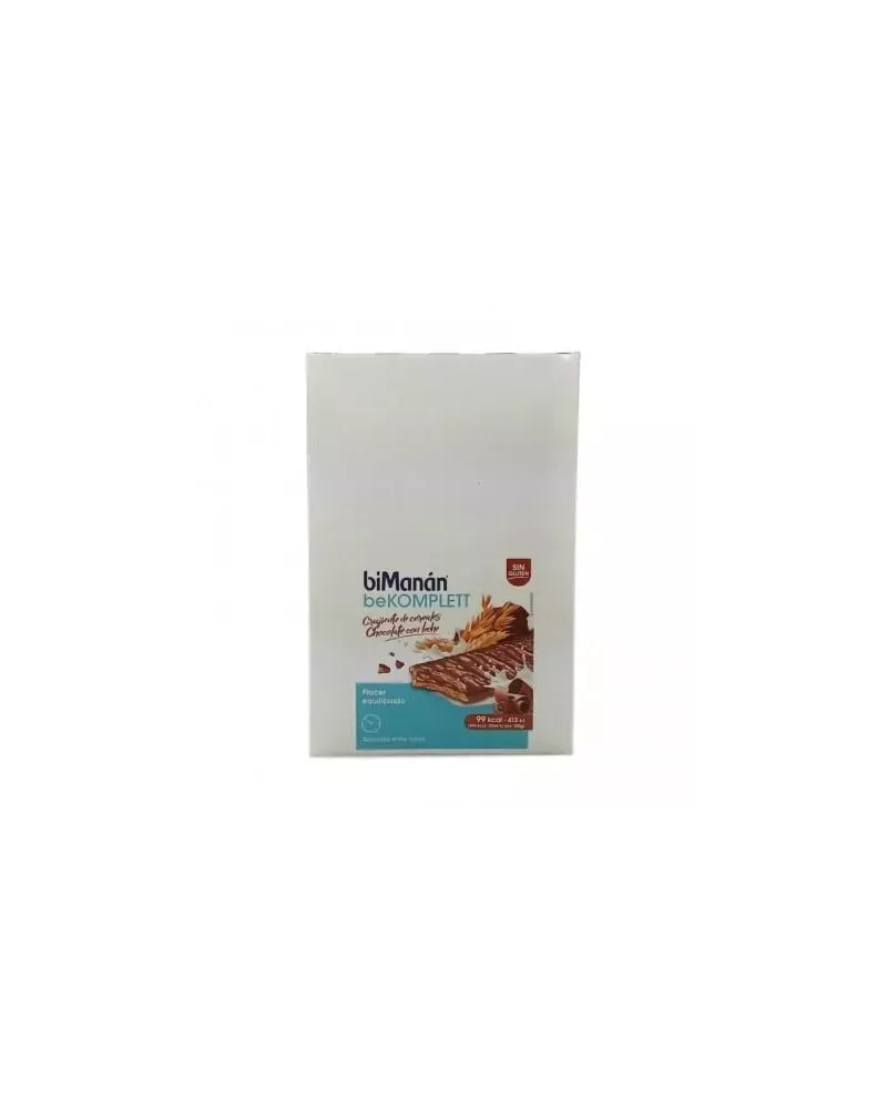 Bimanán Bimanan Bekomplett Sin Gluten Crujiente De Cereales Chocolate Leche 20 Unidades